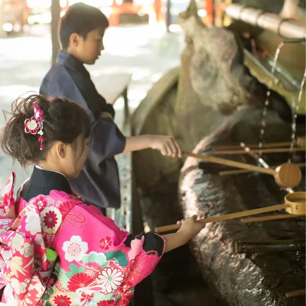 Kids plan at andot kyoto - Classical luxury kimono rentals for children